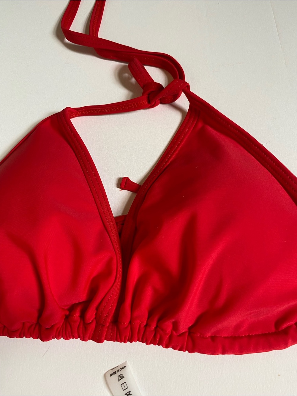 Suvimuga Red Triangle String Bikini Set Size L - Picture 4 of 12